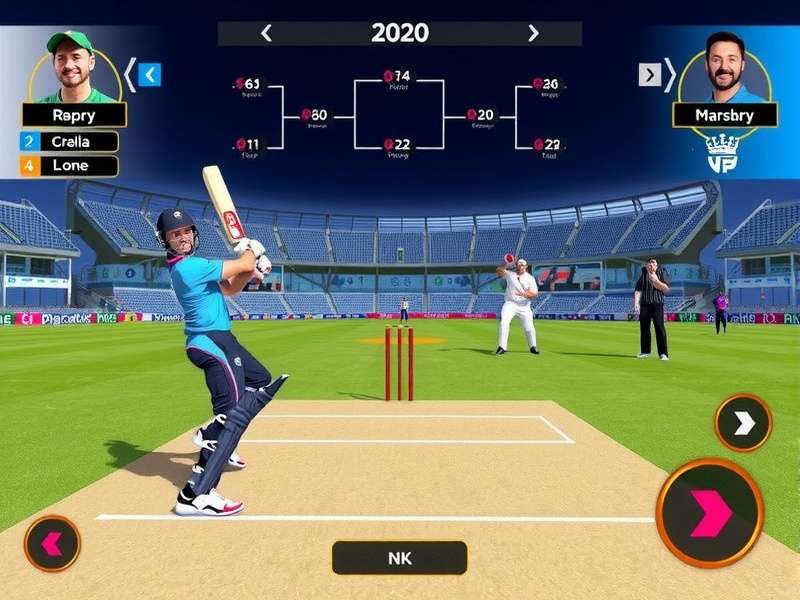 VR Cricket Magnificent Play batting interface