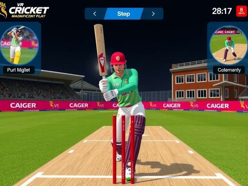 VR Cricket Magnificent Play gameplay screenshot